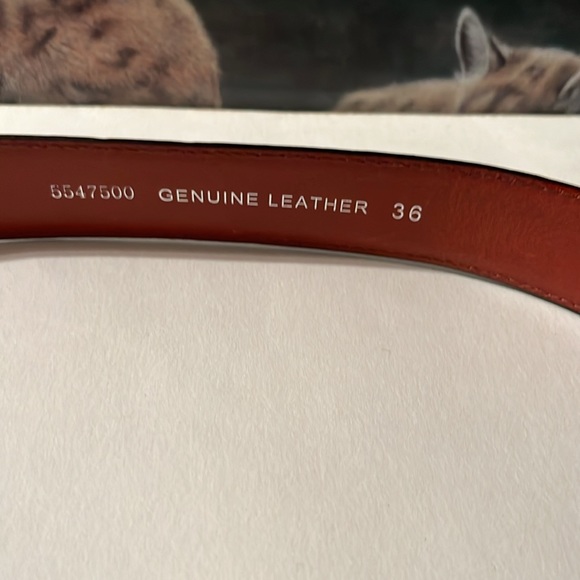 Rare Vintage 1966 Genuine Leather Belt! New! - Picture 3 of 11